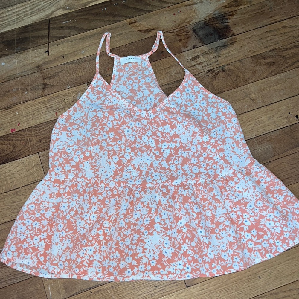 Floral tank top